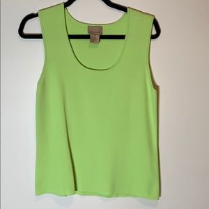 Lime Green Sleeveless Top